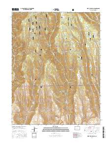 West Elk Peak SW 2016 topographic map thumbnail