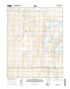 Swede Lake 2016 topographic map thumbnail