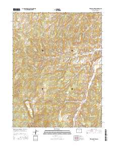 Texas Mountain 2016 topographic map thumbnail