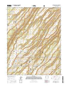 Cottonwood Basin 2016 topographic map thumbnail