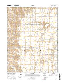 Antelope Creek SE 2016 topographic map thumbnail