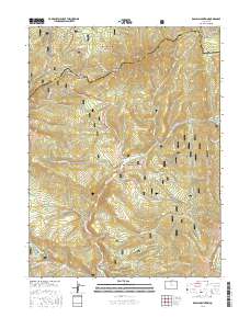 Radial Mountain 2016 topographic map thumbnail