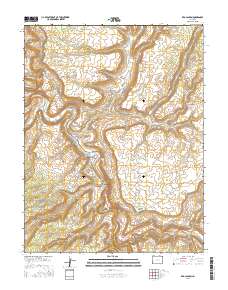 Red Canyon 2016 topographic map thumbnail