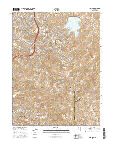 Piney Creek 2016 topographic map thumbnail