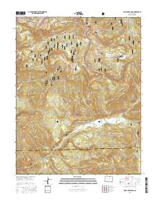 Wolf Creek Pass 2016 topographic map thumbnail