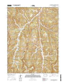 Big Foundation Creek 2016 topographic map thumbnail