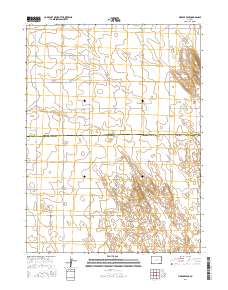 Fiddler Peak 2016 topographic map thumbnail