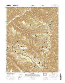 Orphan Butte 2016 topographic map thumbnail