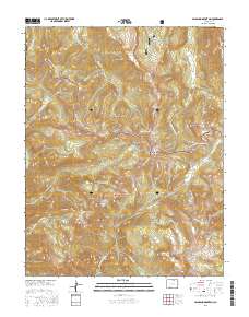 Palomino Mountain 2016 topographic map thumbnail