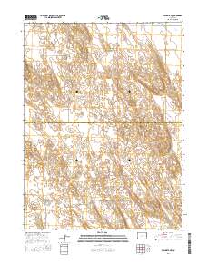 Wauneta NE 2016 topographic map thumbnail