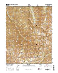 Wetterhorn Peak 2016 topographic map thumbnail