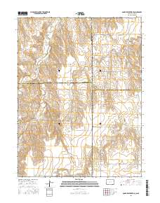 Bonny Reservoir SE 2016 topographic map thumbnail