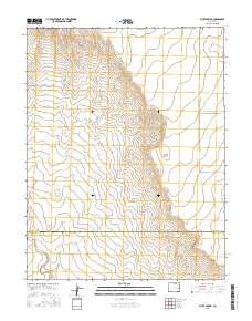 Bluff Spring 2016 topographic map thumbnail