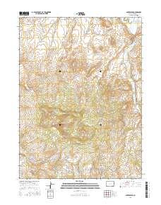 Bakers Peak 2016 topographic map thumbnail