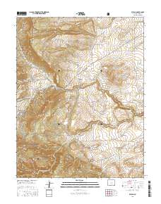 Beulah 2016 topographic map thumbnail