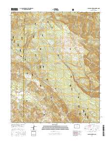 Baldy Mountain 2016 topographic map thumbnail