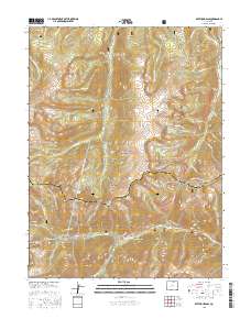 Berthoud Pass 2016 topographic map thumbnail