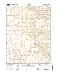 Antelope Creek West 2016 topographic map thumbnail