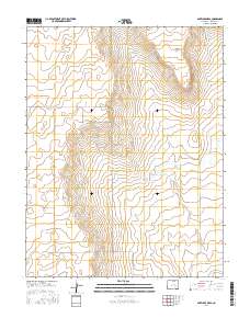 Antelope Mesa 2016 topographic map thumbnail