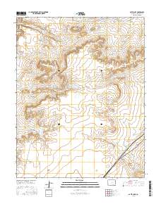 Bates Lake 2016 topographic map thumbnail