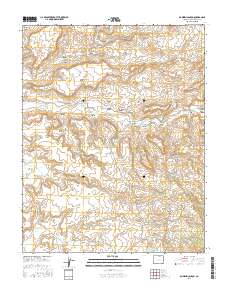 Bowdish Canyon 2016 topographic map thumbnail