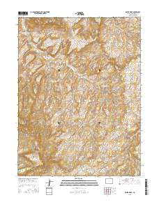 Banta Ridge 2016 topographic map thumbnail