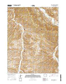 Barcus Creek SE 2016 topographic map thumbnail