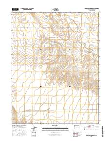 Barrel Springs Draw 2016 topographic map thumbnail