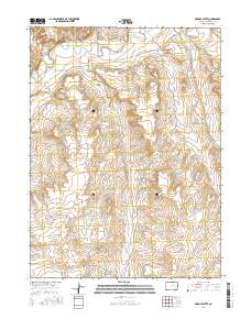 Bighole Butte 2016 topographic map thumbnail
