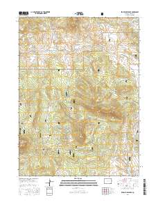 Bears Ears Peaks 2016 topographic map thumbnail