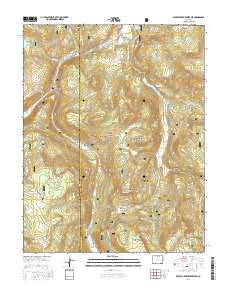 Beaver Creek Reservoir 2016 topographic map thumbnail