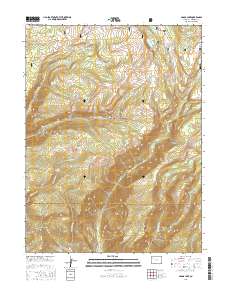 Adams Lake 2016 topographic map thumbnail