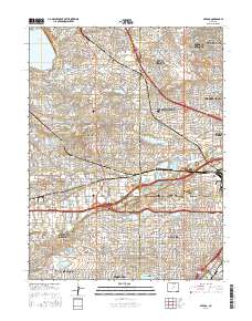 Arvada 2016 topographic map thumbnail