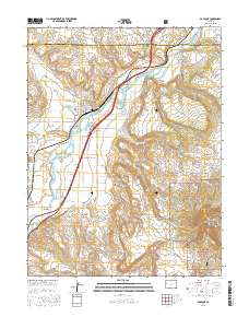 De Beque 2016 topographic map thumbnail
