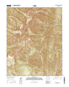 Culebra Peak 2016 topographic map thumbnail