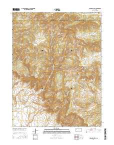 Corcoran Peak 2016 topographic map thumbnail