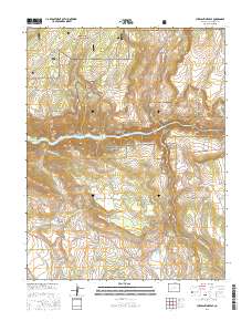 Curecanti Needle 2016 topographic map thumbnail