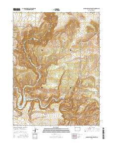 Canyon of Lodore South 2016 topographic map thumbnail