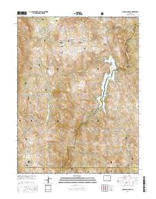 Cheesman Lake 2016 topographic map thumbnail