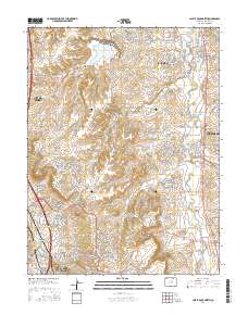 Castle Rock North 2016 topographic map thumbnail