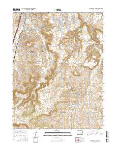 Castle Rock South 2016 topographic map thumbnail