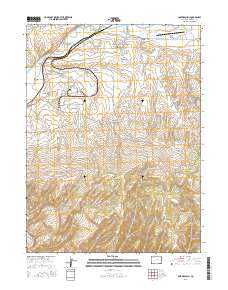 Castor Gulch 2016 topographic map thumbnail