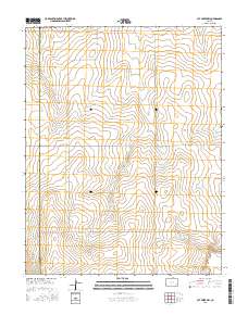 Cat Creek NW 2016 topographic map thumbnail