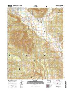 Crested Butte 2016 topographic map thumbnail
