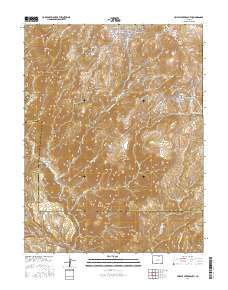 Cripple Creek South 2016 topographic map thumbnail