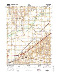 Brush East 2016 topographic map thumbnail