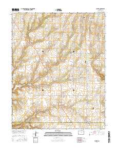 Cahone 2016 topographic map thumbnail