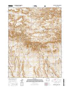 Chalk Bluffs West 2016 topographic map thumbnail