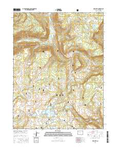 Deep Lake 2016 topographic map thumbnail