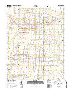 Campo NW 2016 topographic map thumbnail